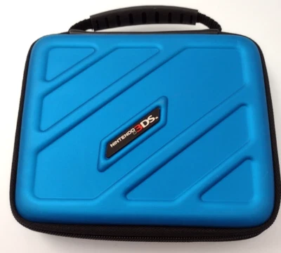 Estuche de transporte Nintendo DS azul para unidad de juego y juegos Foto 1 de 4