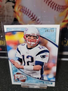 2009 upper deck #71 tom brady; blue #29/99 ud heroes - Picture 1 of 2