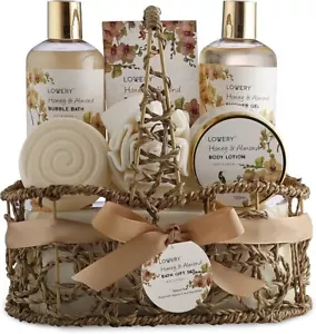 Womens Gifts, Gift Baskets for Women Who Have Everything, Home Spa Honey & Al... - Picture 1 of 9