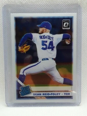 Sean Reid-Foley 2019 Donruss Optic Baseball #35 Rated Rookie - Toronto Blue Jays - Image 1 of 2