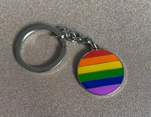 Pride Rainbow Key Ring - Picture 1 of 2