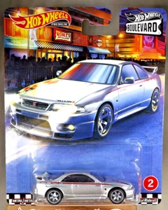 2020 Hot Wheels Premium Boulevard #2 NISSAN SKYLINE GT-R (BCNR33) Gray w/RR 6Sp - Picture 1 of 6