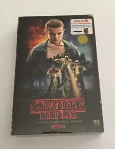 NEW STRANGER THINGS SEASON 1 BLU RAY DVD TARGET EXCLUSIVE VHS PACKING + POSTER - Picture 1 of 3