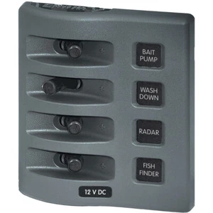 BLUE SEA 4305 WEATHERDECK PANEL 4 POSITION NO CIRCUIT - Imagen 1 de 1