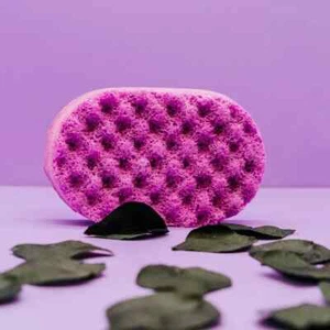 Vegan Filled TRAVEL Sponge Exfoliating Dark Opium Soap Scents SLS Free FreeP&P - Bild 1 von 1