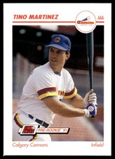 1991 Line Drive AAA Baseball Tino Martinez Calgary Cannons #66