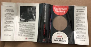 1967 UNINVITED VISITORS Biologist look UFOs Book HCDJ Ivan Sanderson #1 - Picture 1 of 13