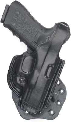 Aker Leather H268BPR-GL43 FlatSider XR17 Paddle Holster GLOCK43 43x RH Black - Image 1 of 4