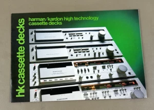 Harman Kardon Cassette Deck Brochure D-975 - Picture 1 of 3