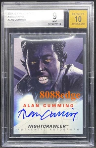 X-Men United X2 2003 automático: Alan Cumming/Nightcrawler BGS 9 como nuevo autógrafo 10 - Imagen 1 de 4