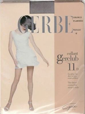 Collant GERBE GERCLUB 11 deniers 7 coloris 3 tailles. Sheer tights. - Photo 1/4