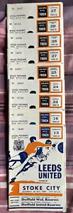 Leeds Utd x 9 Home programmes - League Division I & FA Cup - Picture 1 of 16