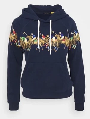Polo Ralph Lauren Womens Equestrian Horse Riding Hoodie Sportsman Size XS New - Image 1 of 4