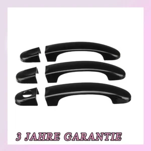 6stk Schwarz Türgriffblenden Set für vw Transporter T5 T6 Caravelle Caddy Van - Afbeelding 1 van 9