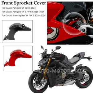Engine Chain Cover Front Sprocket Guard For Ducati Streetfighter Panigale V4 S - Picture 1 of 11