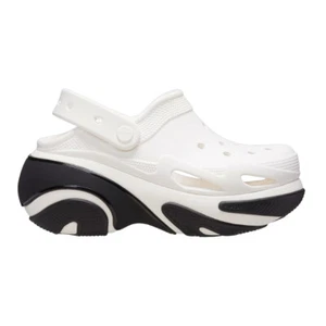 New CROCS Womens BUBBLE CRUSH CLOG 210061-100 WHITE / BLACK W 5 - 11 TAKSE - Picture 1 of 6