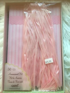 Annoncement Druckset Baby Mädchen Rosa - Bild 1 von 2