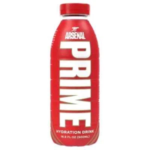 Prime Hydration Arsenal Bottle Limited Edition Flavor UK Exclusive (1) In hand