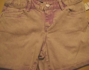 NWT GIRLS GAP 1969 FADED PURPLE MIDI SHORTS DENIM SHORTS-SIZE 10 REGULAR-SHARP!! - Picture 1 of 2