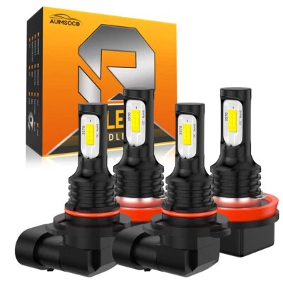 For Toyota Prius C 2012-2015 Combo LED Headlight High Low Beam Bulbs Kit 6500K - Image 1 of 4