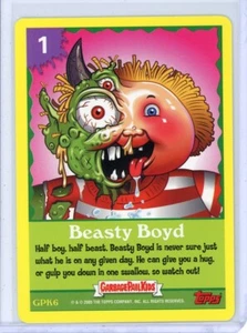 2005 Garbage Pail Kids ANS4 BEASTY BOYD Game Card #GPK6 - Picture 1 of 2