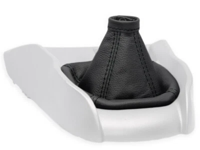 PARA OPEL COMBO D FL 2015-2020 FUNDA PALANCA DE CAMBIO CUERO NEGRO - Imagen 1 de 4