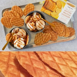 2 confezioni Trader Joe's "Belgian Butter Waffle Cookies" 8,8 once ogni confezione SPEDIZIONE GRATUITA - Foto 1 di 1
