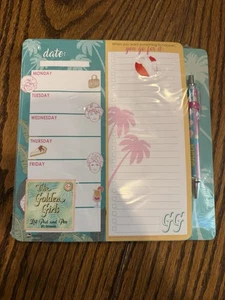 Golden Girls Notizliste Block und Stift Wochenplaner Dinge zu tun NEU VERSIEGELT - Bild 1 von 2