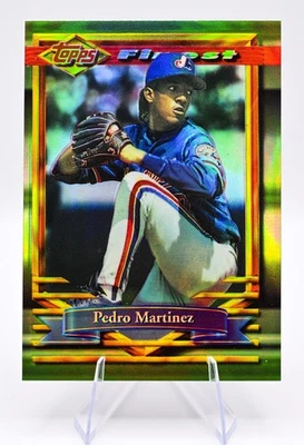 1994 Topps Finest REFRACTOR - Pedro Martinez #362 SP RARE Montreal Expos HOF - Image 1 of 2