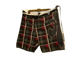 Joe Boxer Gr. 42 Badeanzug Badehose für Herren schwarz rot und grau - Bild 1 von 9