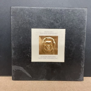 Beethoven The Nine Symphonies Leonard Bernstein New York Philharmonic Vinyl - Picture 1 of 7