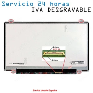 PANTALLA PARA B140RW02 V.1 HW3A V.2 HW0A HW2A 40 PIN - Imagen 1 de 5