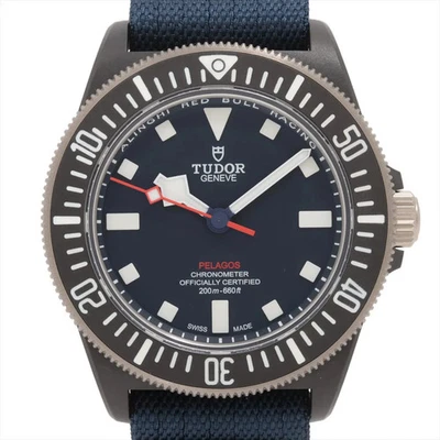 Tudor Pelagos FXD Aringi Red Bull Racing 25707KN TI X carbono Nylon AT azul mate Foto 1 de 4