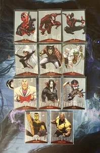 2017 Marvel Fleer Ultra Spider-man Metal Silver Blaster 11-card lot Deadpool - Picture 1 of 1