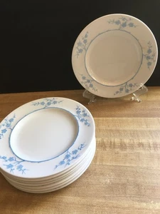 8 Spode Copeland Blanche De Chine GEISHA HELLBLAU England Brotteller 6 1/4 Zoll - Bild 1 von 4