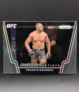 2021 Panini Prizm UFC Francis Ngannou Knockout Artists #25 NM - Picture 1 of 2