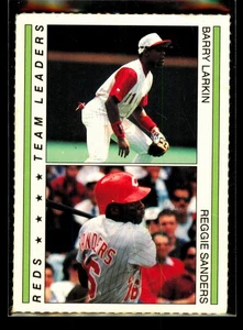 Red Foley 1994 - Barry Larkin/Reggie Sanders Salón de la fama perforado - Imagen 1 de 2