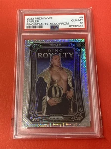 Anillo Panini Prizm WWE 2023 Triple H Royalty Mojo Prizm #19/25 PSA 10 - Imagen 1 de 2
