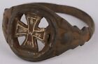 Iron Cross GERMAN Ring WW1 wwI Eisernes Kreuz Jewelry Germany Bronze Size 10.5