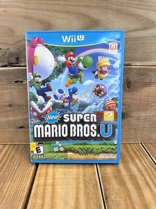 New Super Mario Bros. U Nintendo Wii U Video Game With Manual and Inserts - Picture 1 of 6