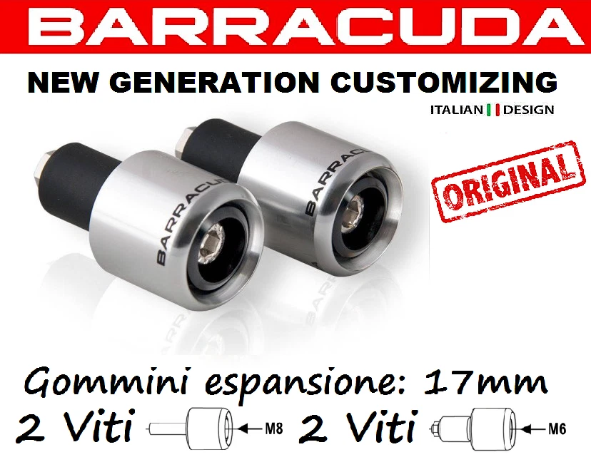  BARRACUDA Contrappesi universali argento HONDA INTEGRA 750 - Immagine 1 di 1