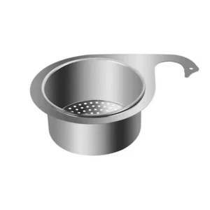 Space Saving Stainless Steel Sink Strainer Basket Triangular Sink Filter Tray - Picture 1 of 8