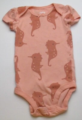 Camisa Infantil Bebé Niñas 3-6 Meses Niño de la Mina Caballo de Mar Foto 1 de 2