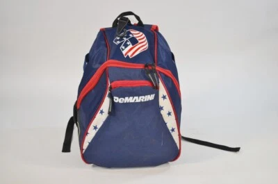 Mochila de béisbol de softbol DeMarini bolsa de equipo rojo blanco azul estrellas rayas Foto 1 de 4