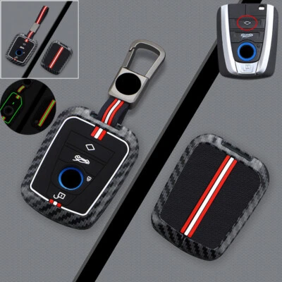 Zinc Alloy Silicone Car Smart Remote Key Fob Case Cover Bag For BMW i3 i8 Series Foto 1 de 4