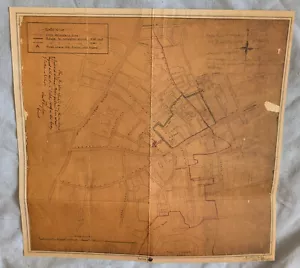 Jack the Ripper alte Verordnung Überlebenskarte weiße Kapelle blutige Morde antik UK - Bild 1 von 4