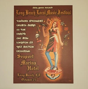 Marc Almera, Long Beach Music Fest 2003 Gigposter, OO Soul, Badfish, De colección - Imagen 1 de 12