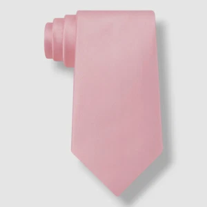 Michael Kors Men's Pink Silk Pointed Sapphire Solid Neck Tie Size: 59x3 - Picture 1 of 1