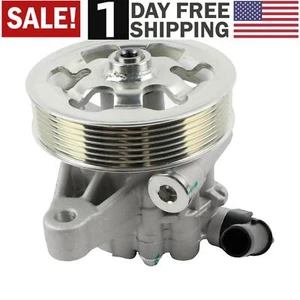 Power Steering Pump w/ Pulley For 2008-2012 Honda Accord EX LX 2.4L DOHC 21-5495 - Picture 1 of 22