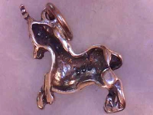 unicorn charm sterling - Picture 1 of 2